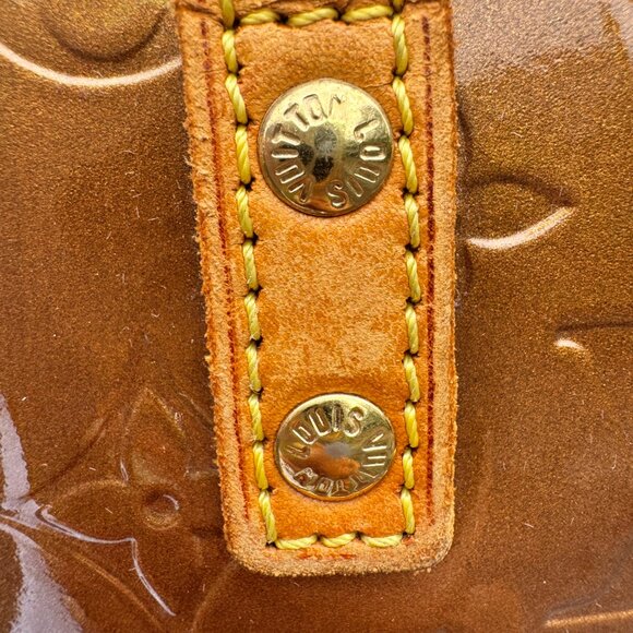 Louis Vuitton Vernis Reade Tote Hand Bag Bronze Monogram Patent Leather - Picture 11 of 17